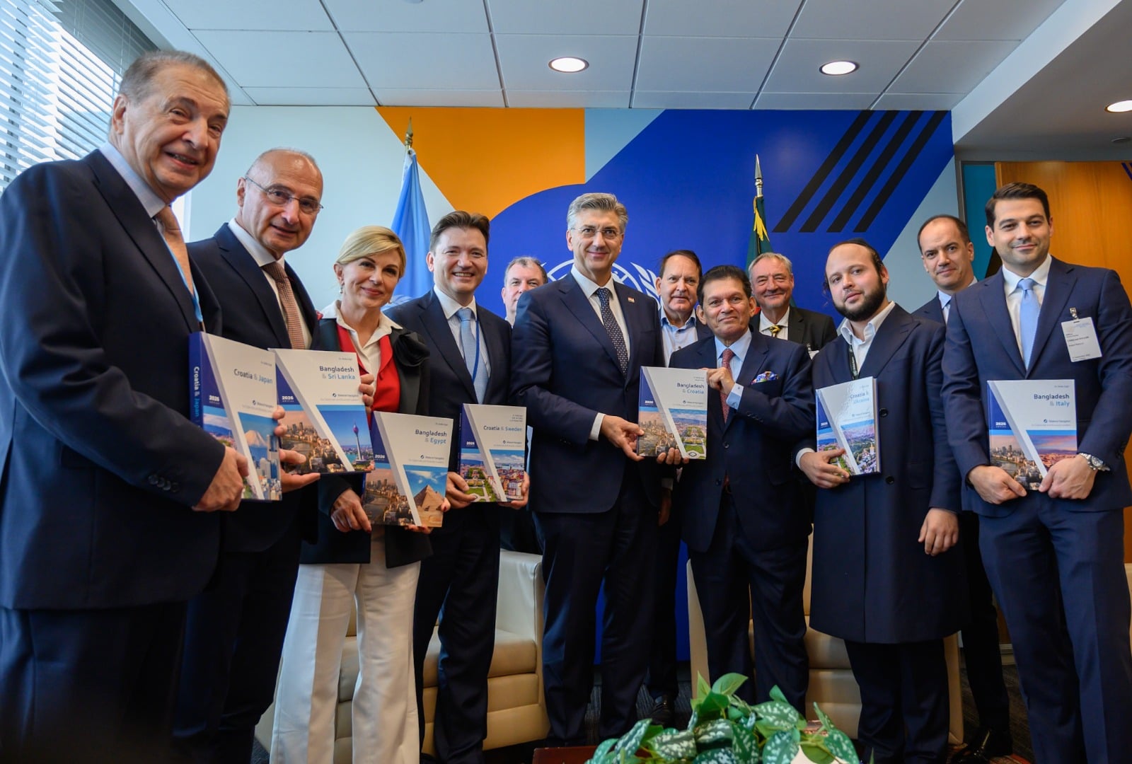Bilateral Navigator presented at UN Headquarters under the auspices of the President of the 81st Session of the General Assembly, with the Prime Minister of Croatia